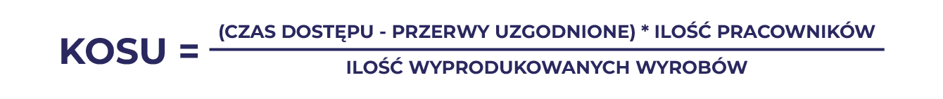Wzór na obliczenie KOSU
