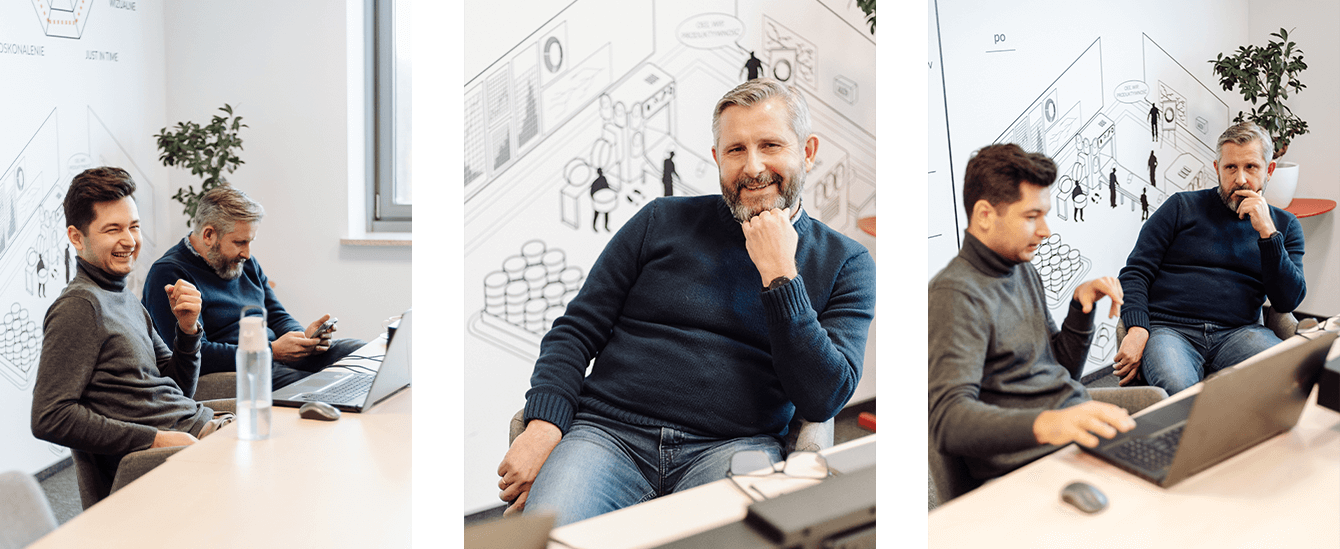 Prowadzący podcast oraz Konsultant ds. Optymalizacji podczas nagrywania odcinka pt. 