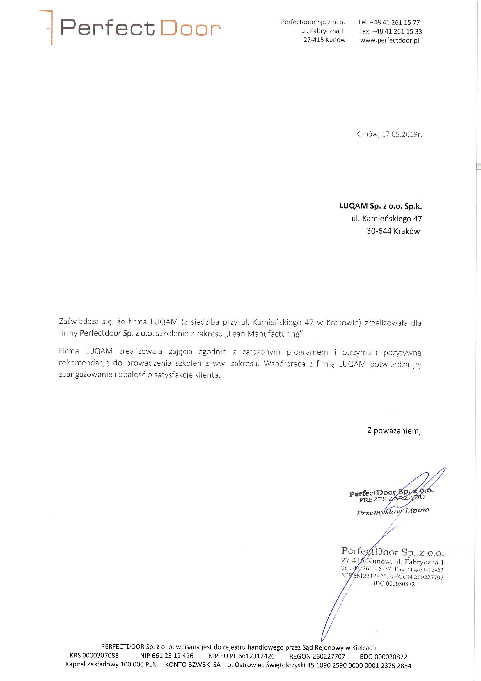 perfectdoor referencje