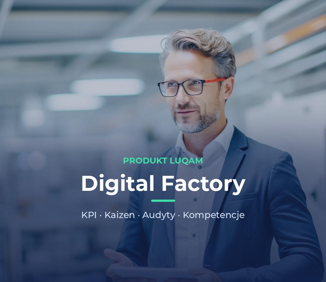 Digital Factory — aplikacja do zarządzania produkcją: KPI, Kaizen, audyty, kompetencje